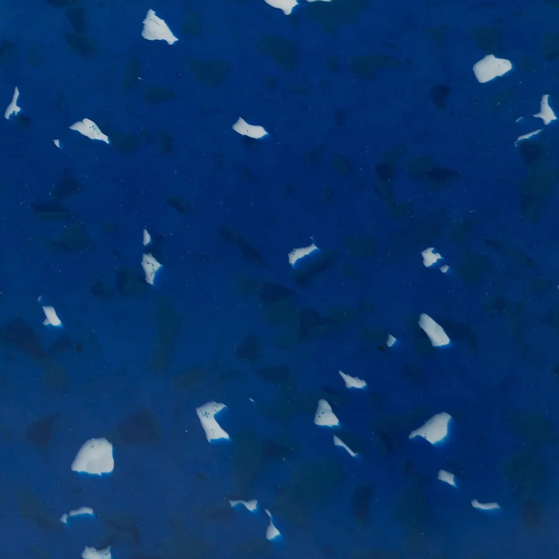 Blue recycled HDPE panel