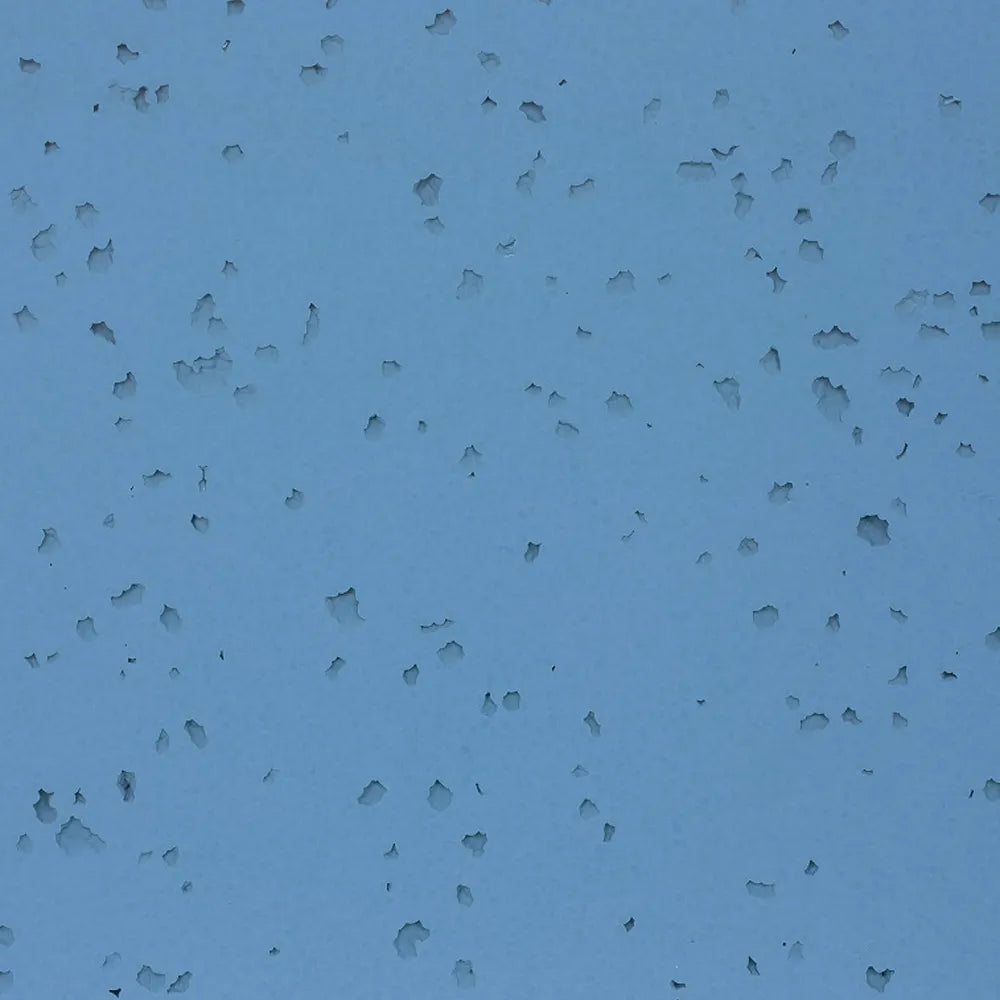 Powder Blue soft sky blue speckled recycled PS plastic panel