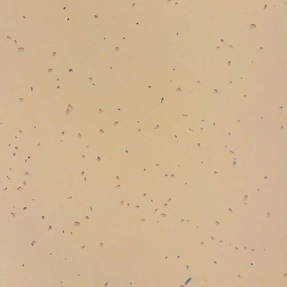 Warm Sand peachy beige speckled recycled PS plastic panel