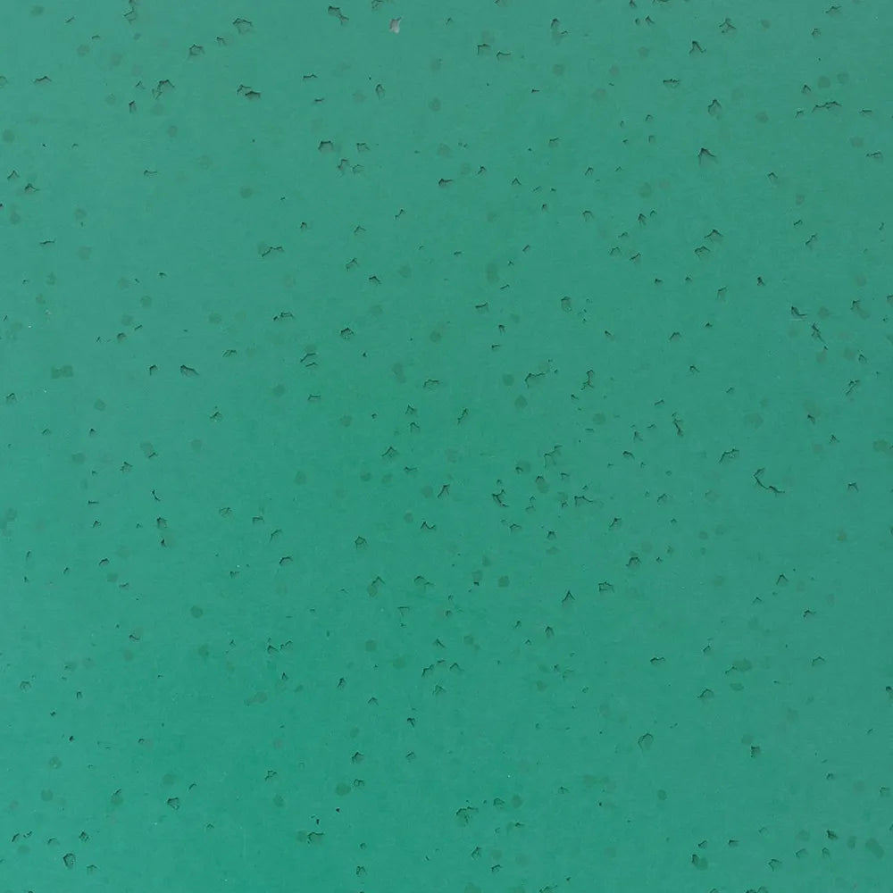 Emerald Green vibrant teal speckled recycled PS plastic panel